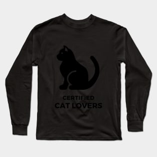 Certified Cat Lover V2 Long Sleeve T-Shirt